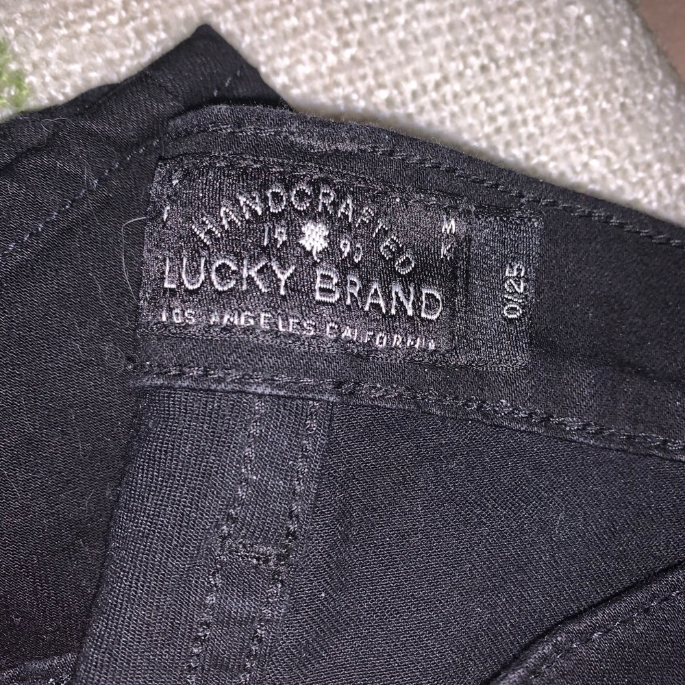 Lucky brand sze 0/25 Charlie Capri black worn once - Picture 4 of 5